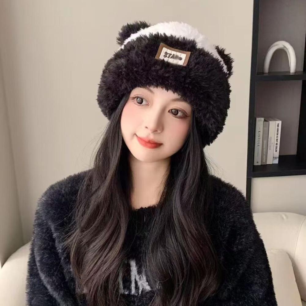 Casual Bonnet Caps Knitted Ear Protection Cap New Knitted Hat  Autumn Winter