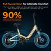 ENGWE L20 3.0 Pro Electric Bike 250W 48V 15Ah High Capacity Battery Full Suspension Fat Tires Hydraulic Disc Brakes 140 Km Long Range