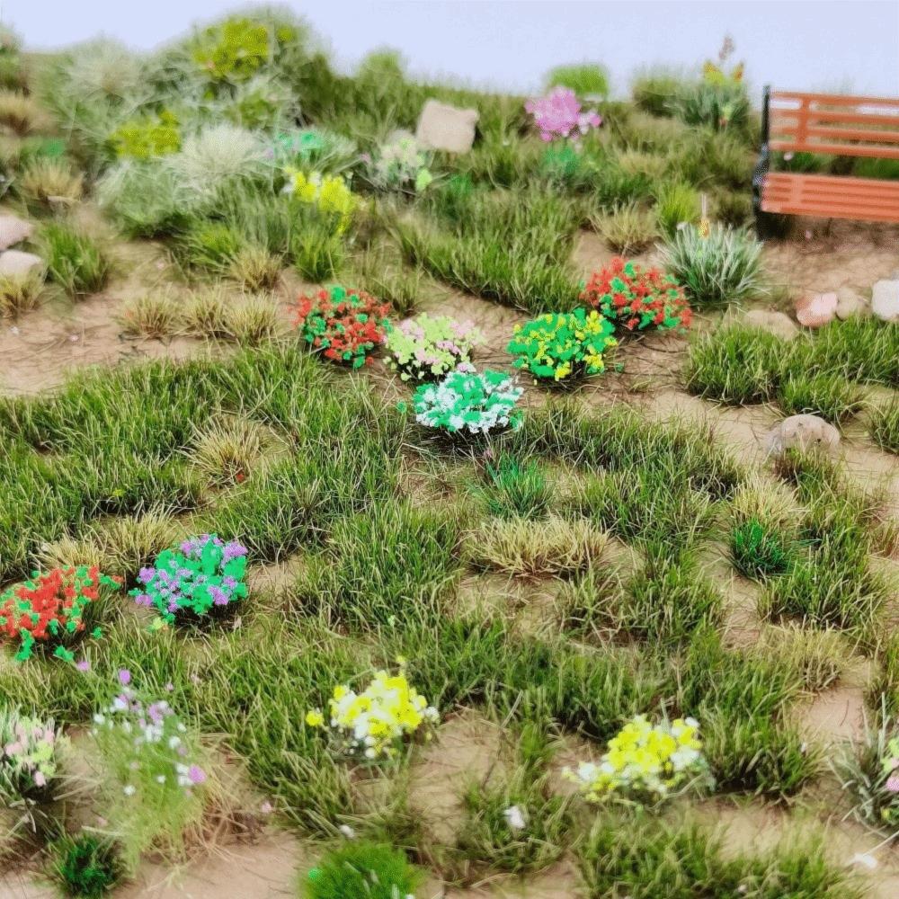 5mm Landscape Scene Making Flower Clusters Scenario Model Materials  Landscape Design
