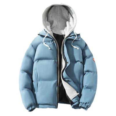 Winter Coat Hooded Windproof 3D Cutting Casual Autumn Winter Slim Fit Thickened Jacket Streetwear