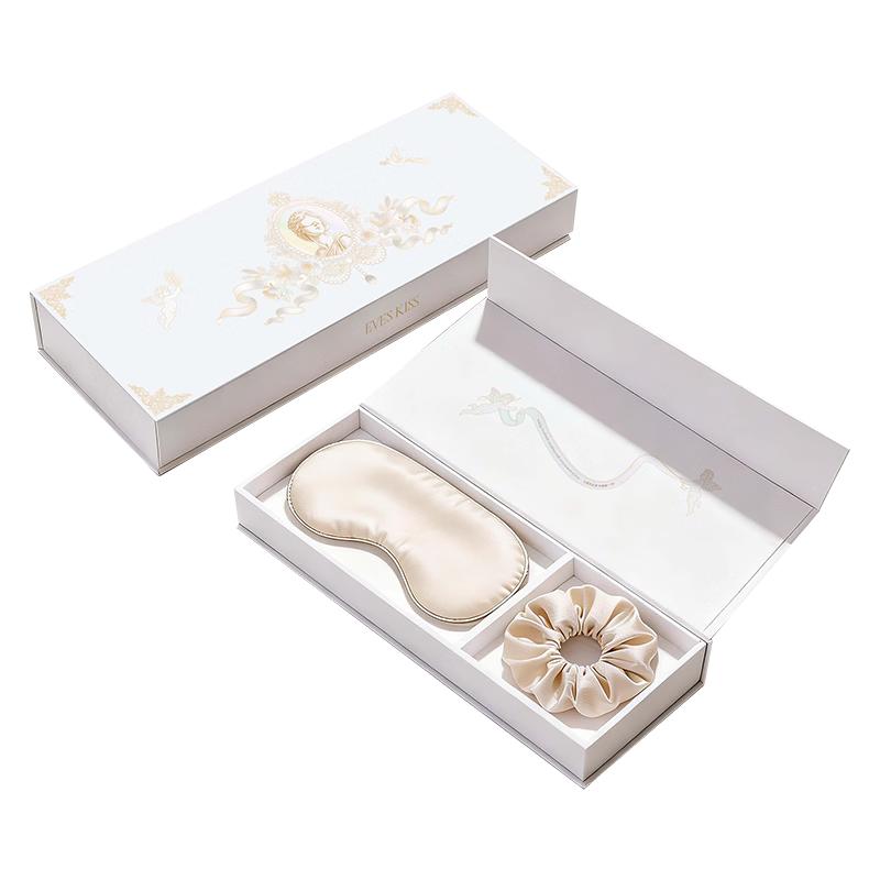 

Eve s Kiss 100% Organic Silk Eye Mask & Hair Tie Gift Set