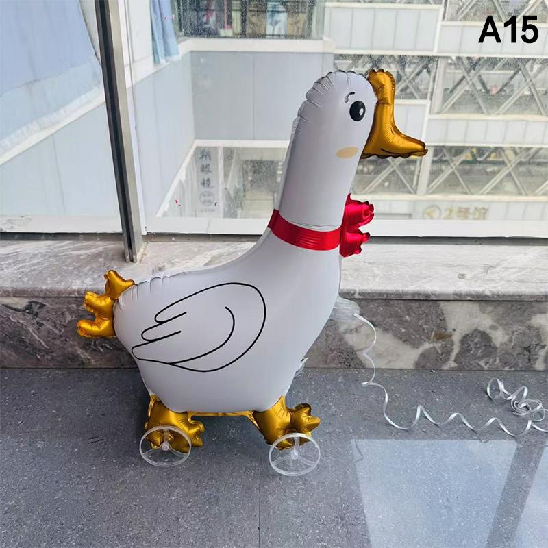 HUAHUA4D Alphabet Foil Balloon Elephant Design with Wheels for Kids' Parties and Baby ShowersHUAHUA