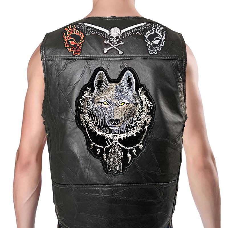 

Trendy Men s And Denim Horse Oversized Embroidered Vest With Sleeveless Personalized Casual Camisole Braiding the thread Braiding the thread 16-1 XXXXL чорний