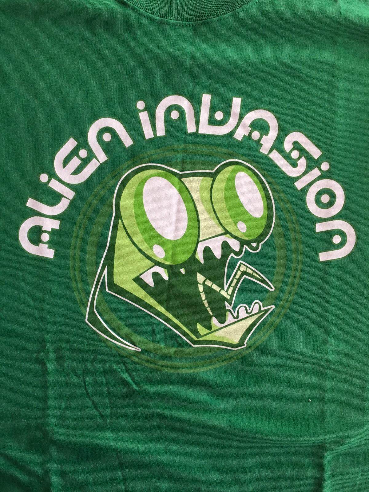 Nickelodeon Invader Zim Alien Invasion Men T-Shirt -NEW Available in 2XL L