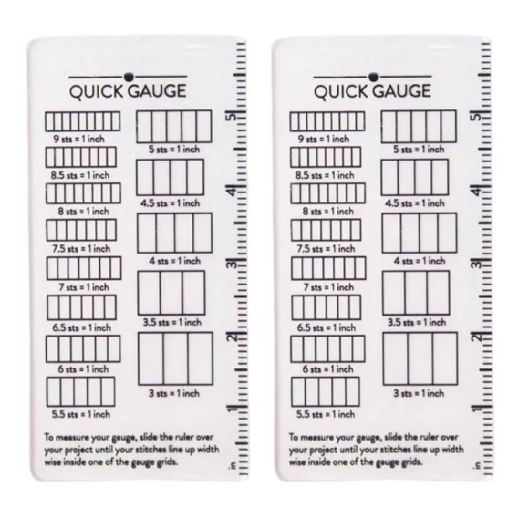 Knitting Stitching Gauge Checker Plastic Grids Measuring Tool For Crochet Projects And Handmade Craft Accessories