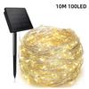 LED Solar Lights String Fairy Lights Outdoor Waterproof Lamp Christmas Garland for Holiday Party Wedding Decor Lights