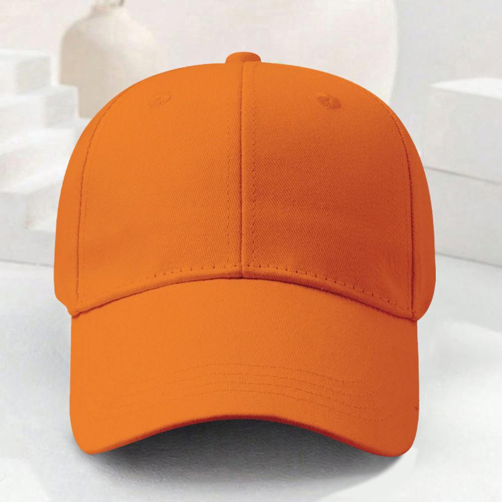 Solid Color Baseball Cap for Women Men Cotton Unisex Hats for Casual Outdoor Sunscreen Windproof and Warm Non-custom
