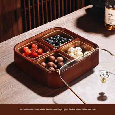 Chinese Style Solid Wood Snack Box
