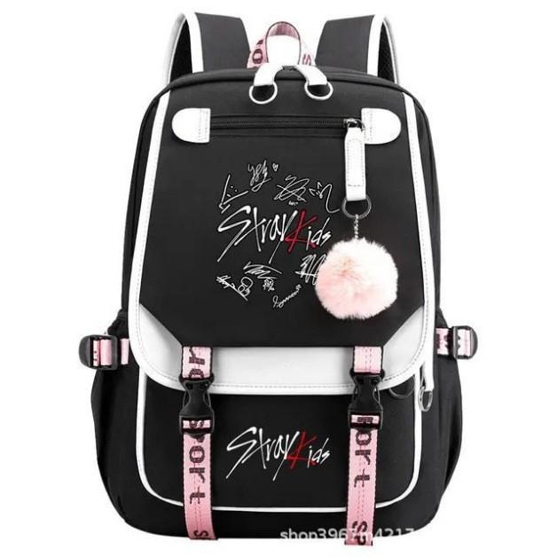 Stray Kids Travel Backpack With Usb Charging Port For School And Commuting