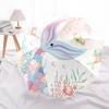 1PC Mermaid Tail Ocean Life Umbrella-8-Rib Reinforced Portable Folding Travel Suitable for All Seasons Outdoor Daily -Z0477