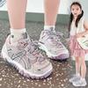 Youth Style Shoes Kids Breathable Mesh Sneakers Boys Girls Lightweight Chunky Shoes Casual Outdoor Walking