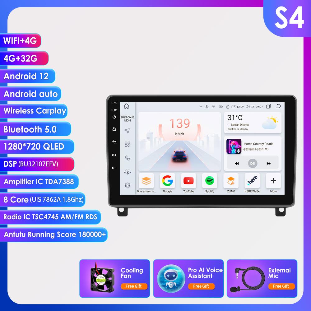8G+128G autorádio, video multimediální přehrávač monitor pro Peugeot 407 1 2004 - 2011 Android Auto Navi GPS inteligentní obrazovka hlavní jednotka autorádia