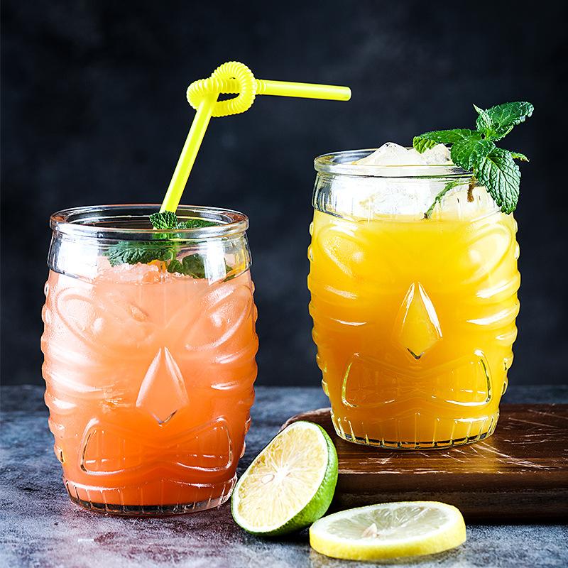 500ml Grimace Beker Hawaïaanse Cocktail Tiki Sapglas Keramische Tiki Mok Creatieve Porseleinen Bier Wijn Mok Beker Bar Mokken