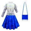 Halloween Role Zombie3 Play Children Girls Dresses Wigs Cape Sets Costumes Party