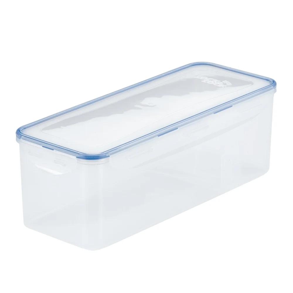 Airtight Pantry Bread Box Divided Storage Container Durable BPA Free Easy to Clean Versatile Food Organizer 4 Hinge Lock System