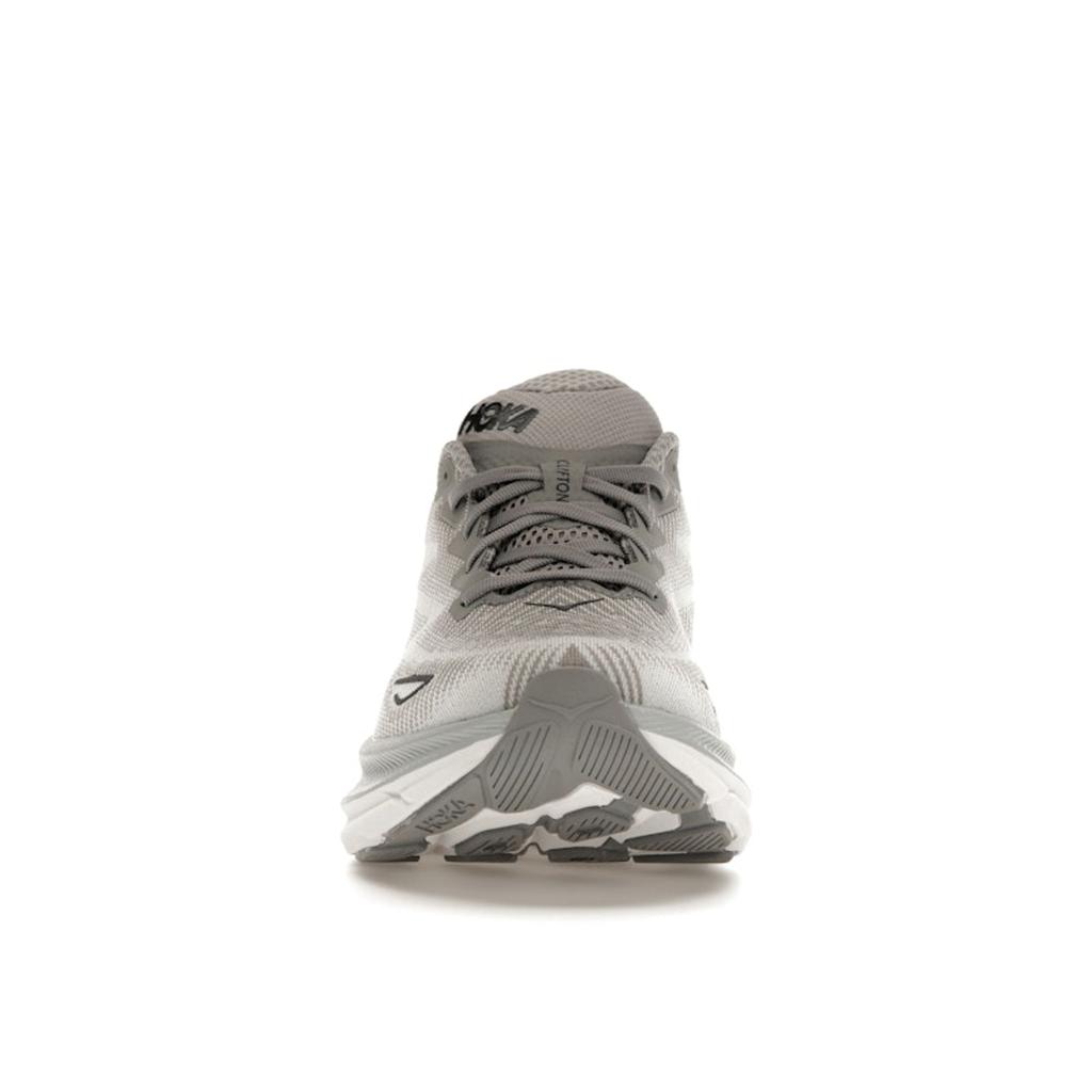 HOKA Clifton 9 Harbor Mist Black Men Sneakers Grey 1127895-HMBC