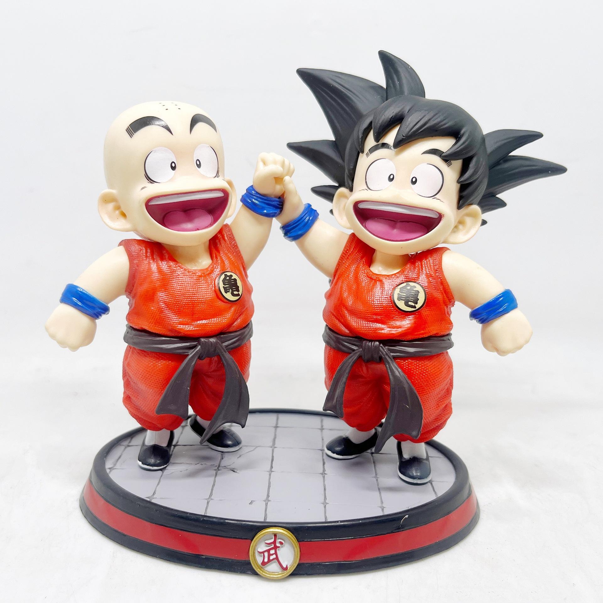 

Anime Dragon Ball Z Kids Goku Figure Kuririn Son Goku PVC Action Figures Collectible Model Toy for Children Gift 14cm