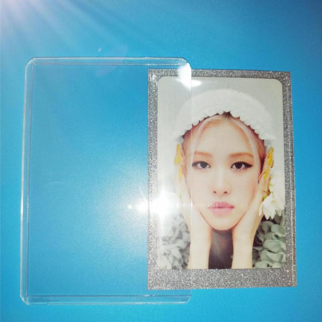 B8 Double-Sided Transparent 3-Inch Photo Card Sleeve for Small Card Protection