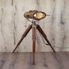 Tripod Floor Lamp In  Brown Finish