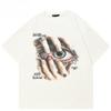 2026 Heißer Verkauf Herren T-Shirt Streetwear Lässig Beige Weißes T-Shirt Vintage Grafik Retro Muster Gedruckte Oberteile T-Shirts Baumwoll-T-Shirt Unisex Kurzarm