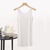 Suer ice silk seamless vest skirt women's medium and long ultra-thin large size fat  loose suspender nightdress bottomed lining skirt