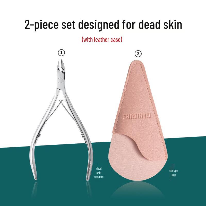 Gold Plated Stainless Steel Dead Skin Nipper & Ingrown Nail Clipper D501