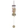 Chinese Traditional Amazing 4 Tubes 5 Bells Bronze Yard Garden Outdoor Living Wind Chimes