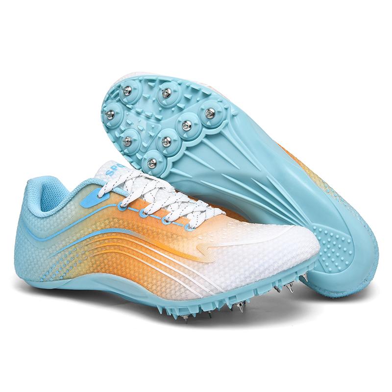 

Мужские кроссовки для легкой атлетики, профессиональные тренировочные, противоскользящие, с шипами, низкие, дышащие, для улицы, повседневные, спортивные кроссовки для мужчин 36