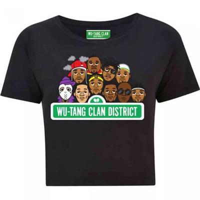 Womens/Ladies Sesame Street Crop Top