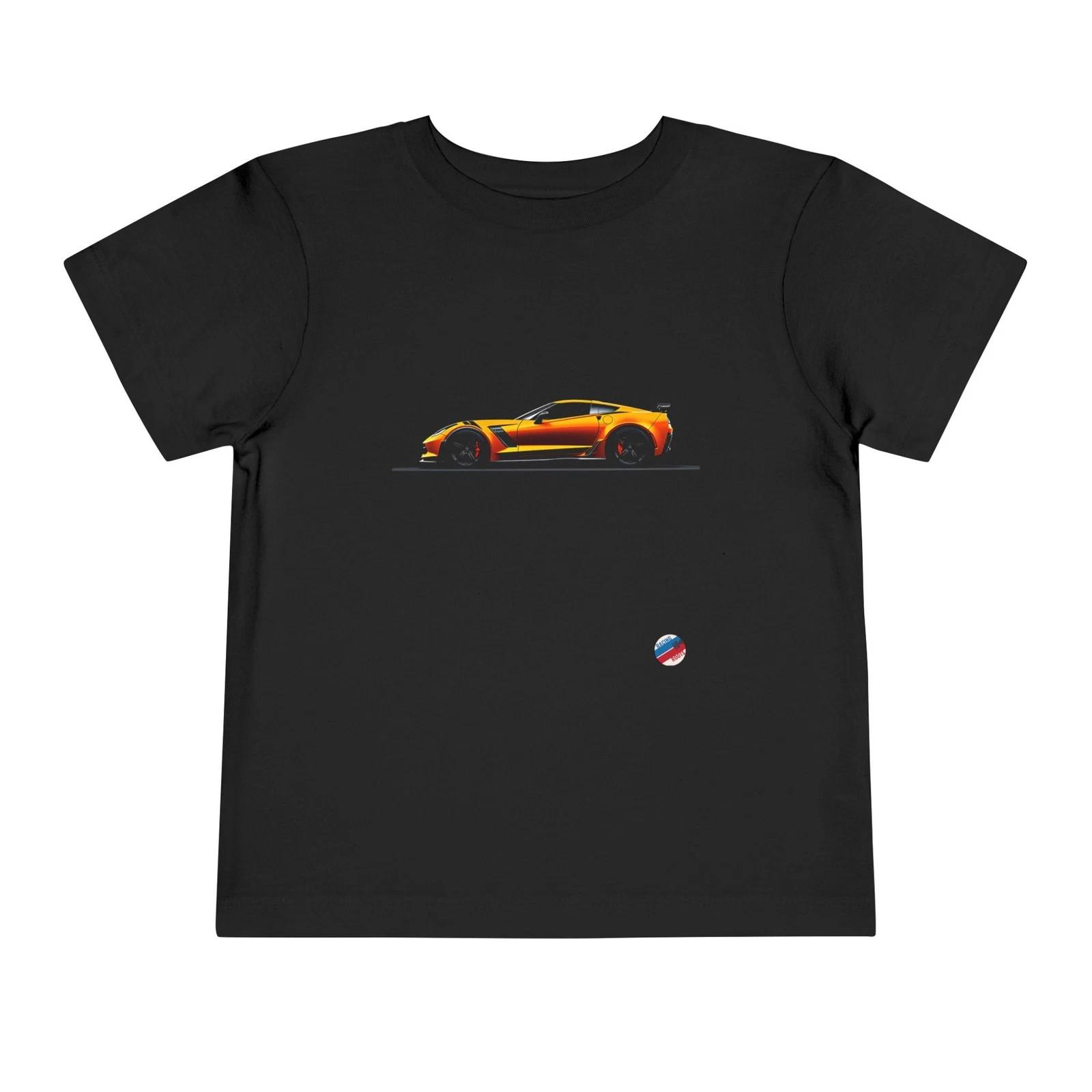 2015 C7 Z06 Supercar Toddler T-Shirt Orange Graphic Tee XXXL
