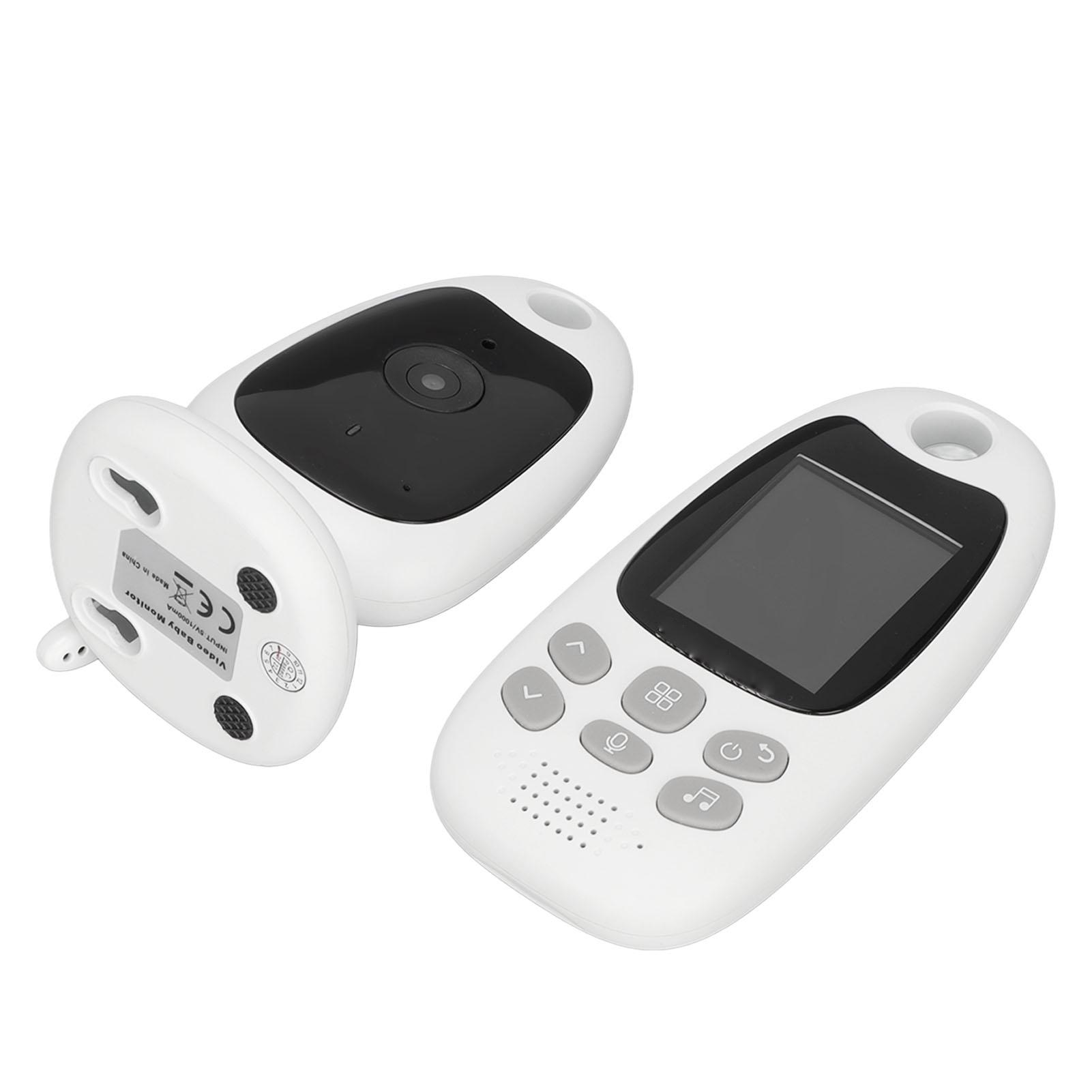 

2-дюймовый дисплей радионяни портативный беспроводной дальний ночной видение двусторонний разговор 8 колыбельных EU Plug