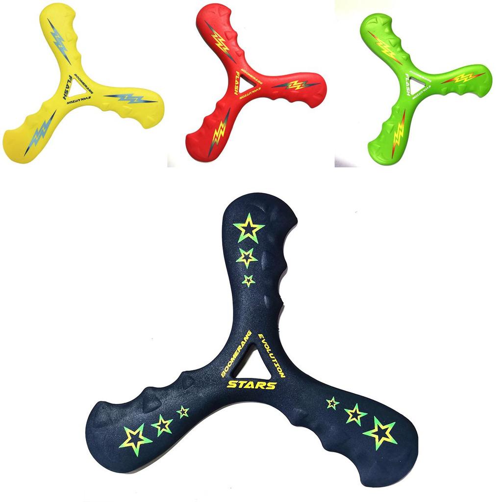 Lightning Three-leaf Children's Safe Boomerang Outdoor Leisure Toy Wholesale
