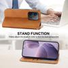 For Xiaomi Redmi 15C 5G (EU) (173mm)/4G (EU) (173mm) Case Calf Texture PU Leather Wallet Phone Cover with Wrist Strap