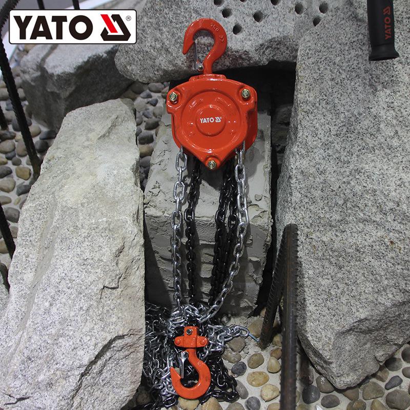 Yiertuo Manual Chain Lever Hoist, 1.5-9 Ton Capacity, 3-9 Meter Lift