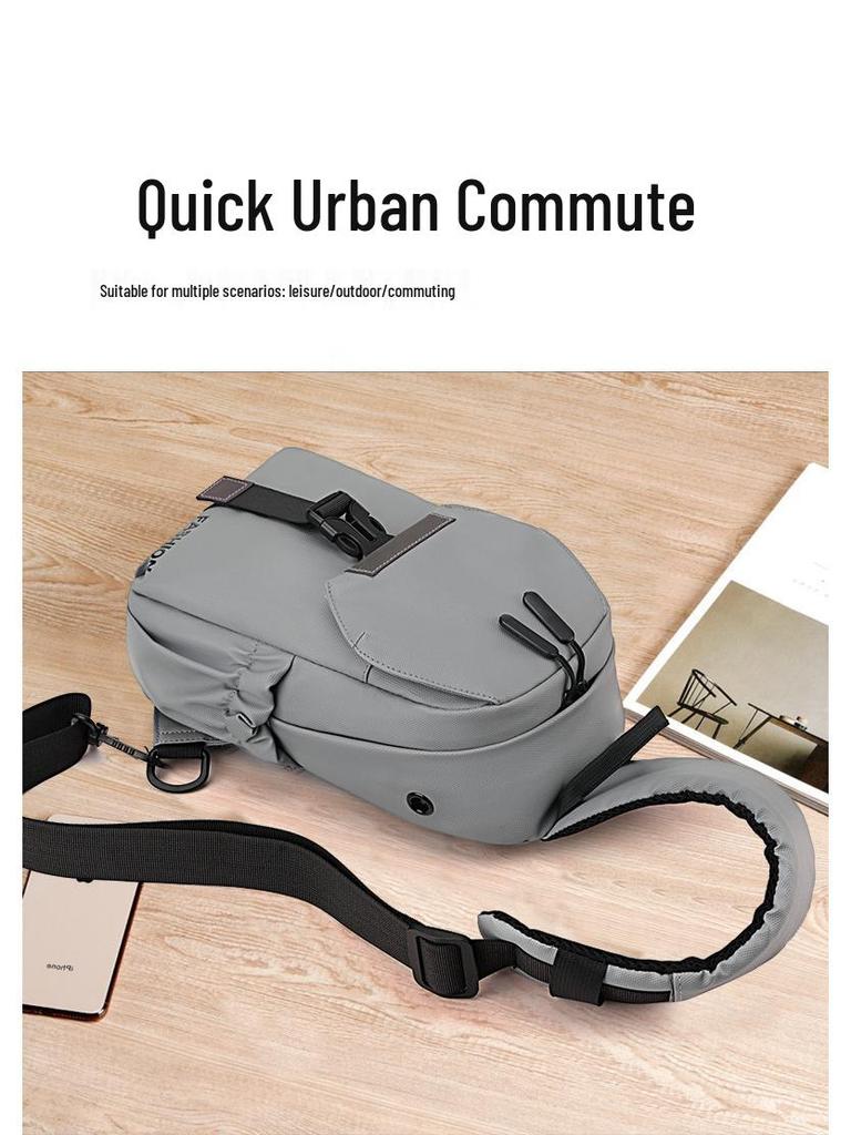 Herren 2025 Umhänge-Brusttasche: Multifunktionale, lässige Mode-Umhängetasche