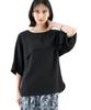 AC by Alpha Cubic Cape Design Blouse Touch UV Size Black Bi-Motion [Cooling & Protection] Women's 353786,