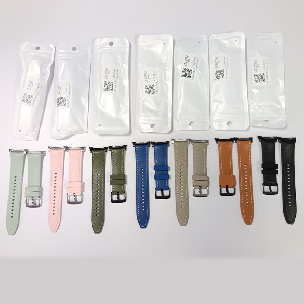 Leather Band For Samsung Galaxy Watch 8 44mm 40mm 8 classic 46mm silicone sport correa Bracelet Galaxy Watch 8 Strap accessories