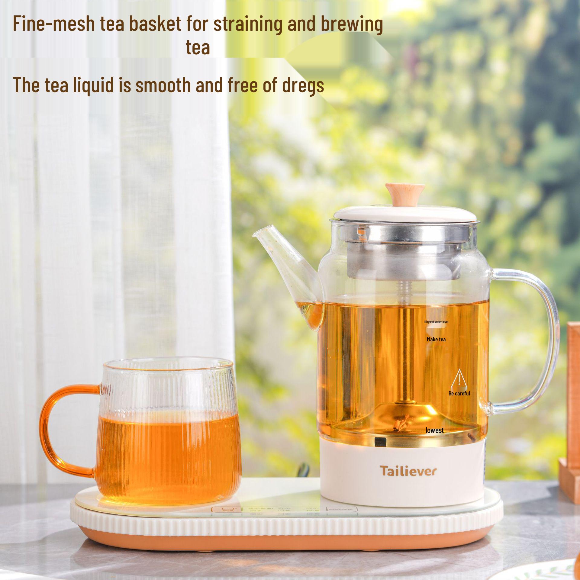 

Multi-Functional Glass Health Teapot for Home or Office Use 1L