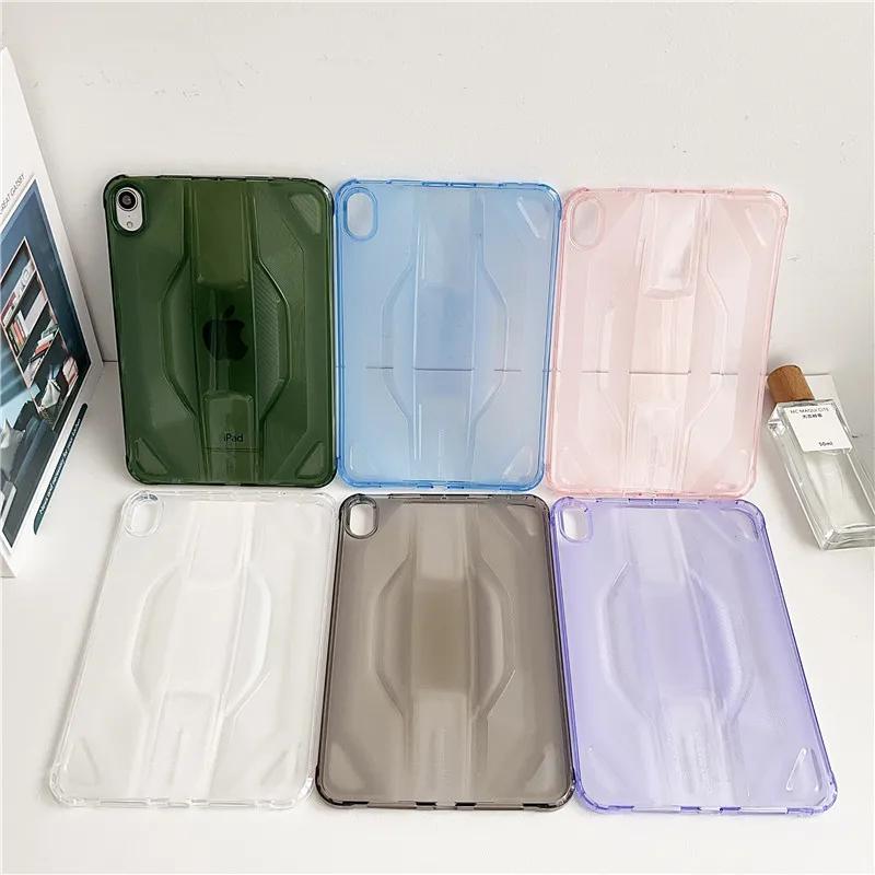 Étuis de Tablette Transparents pour Nouveau Ipad A16 Air M3 M2 Pro 11 M4 5 6 7 8 9 10 11ème Mini 7 6 5 4 A17 Pro 10,2 Pouces Coque Arrière