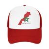 Map of the Kingdom of Morocco Trucker Hat Unisex Outdoor Hat Sun Caps Dad Hat Breathable Snapback Caps Mesh Baseball Caps Summer