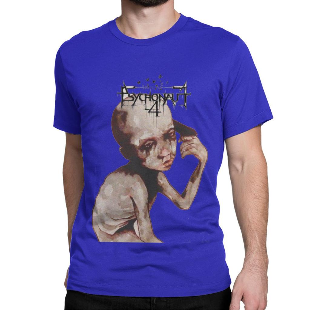 Psychonaut 4 Dipsomania T Shirts for Unisex Women Cotton Casual T-Shirts Heavy Black Death Metal Tee Shirt Short Sleeve Top Printed Unisex