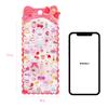 4pcs Kawaii Hello Kitty Epoxy Crystal Decals - Animation Design Mini Relief Waterproof Decals for Korean Pop Photocard Phone Case Mug Decor