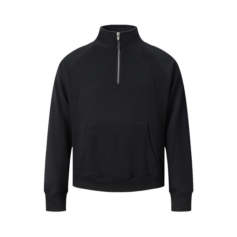 

Non-Scub 2025 A/W Cleanfit Stand Collar Fleece Half-Zip Hoodie Large