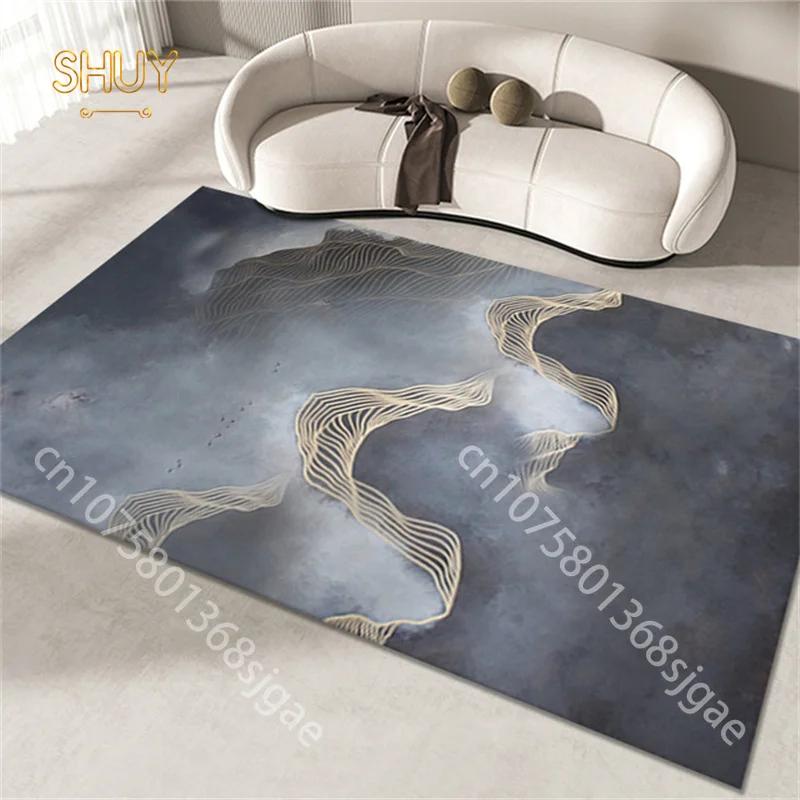 Oil Painting Print Rug Pink Flannel Bedroom Bedside 180*280cm Large Area Rugs Retro Art Decor Carpet Kitchen Non-Slip Floor Mats