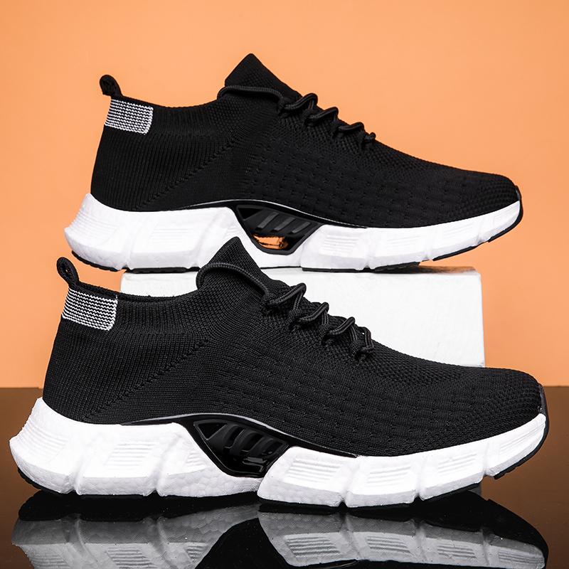 Fashion Big Size 46 Sneakers Summer Lightweight Men Shoes Mesh Running Shoes Breathable Walking Footwear Casual Zapatillas De Deporte