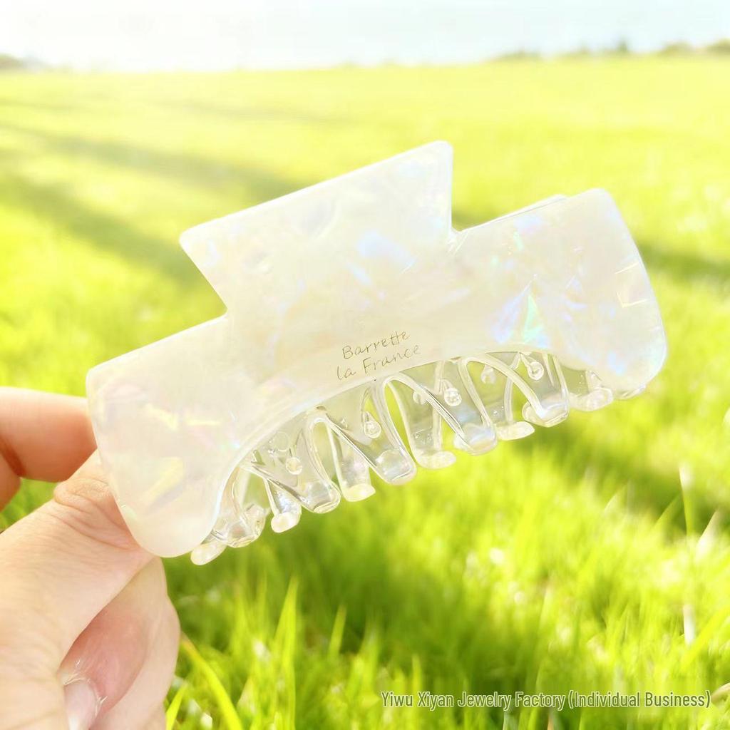Korean Elegant Autumn/Winter Acetate Shark Claw Hair Clip for Updos