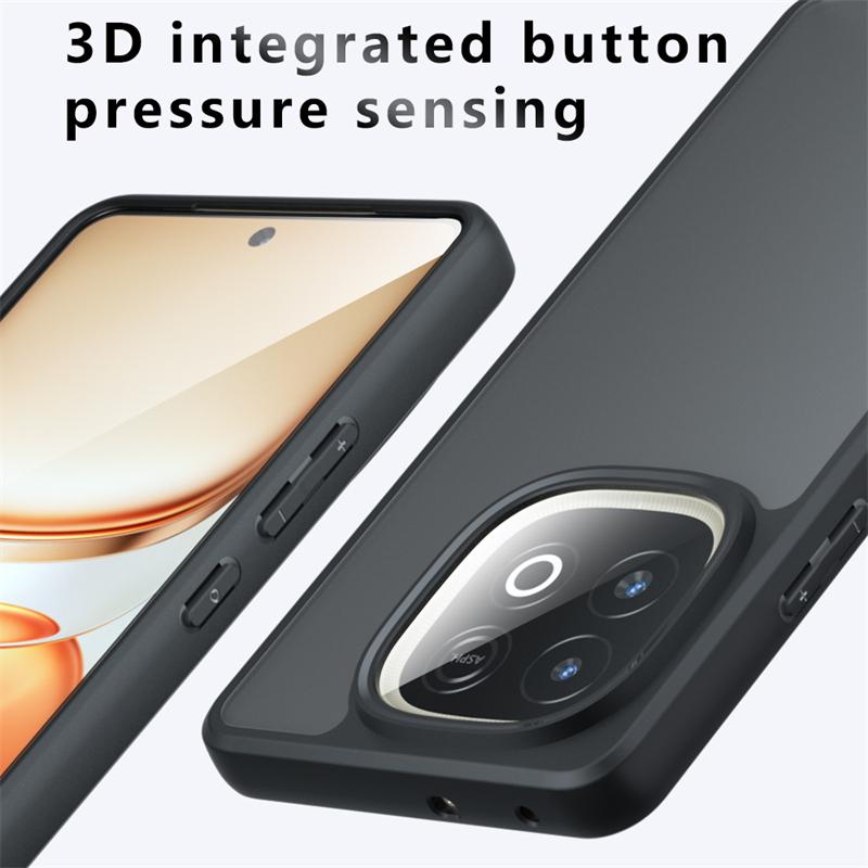 Translucent Matte Case For Vivo iQOO Z10 Turbo Plus Matte Cover Vivo iQOO Z10 Turbo Plus Case For Vivo iQOO Z10 Turbo Plus Case