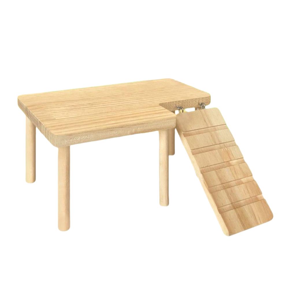 DIY Stairs Toy Jumping Board Hamster Pet Climbing Toy New Wooden Ladder Platform  for Small Pets