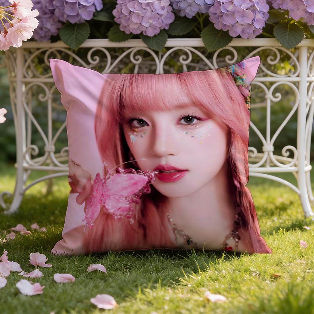 Y-YUQI Chinese Singer Cushion Cover Home & Car Dual-Scene Pillow Cover: Reversible for Premium Comfort