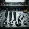 Drain-Cleaning Machine Attachment with Coiled Spring Shaft Compact Drain Pipe